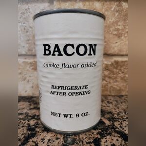 BACON Canned Fully Cooked 9 Ounce oz Smoke Flavor Tactical Food Storage Camping
